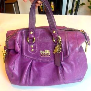 Bright Purple Coach bag
